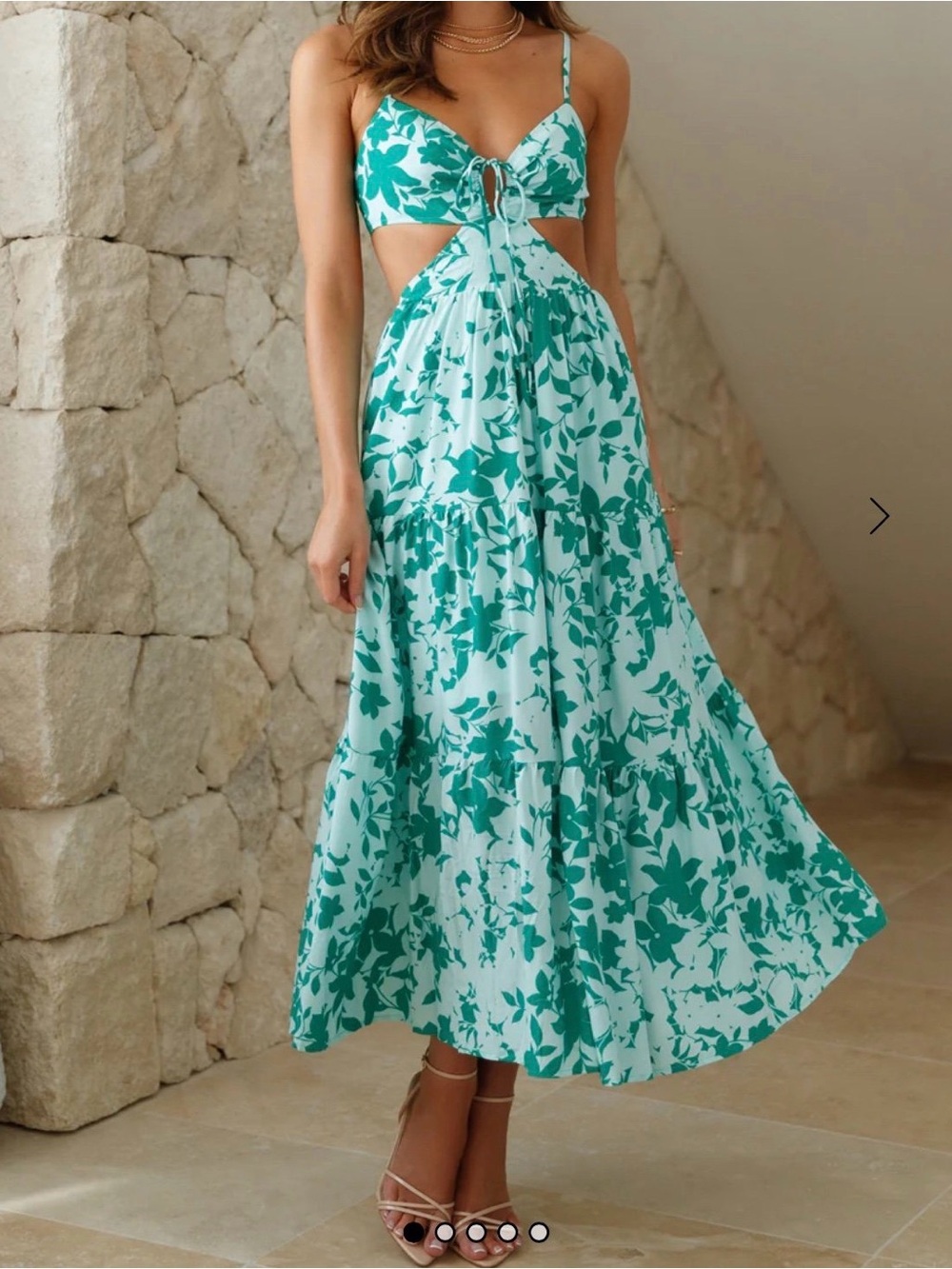 LOVING EVERYTHING MAXI DRESS GREEN